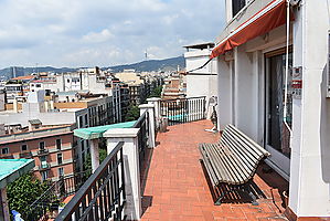 Gran sobreático de la calle Aribau en venta