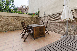 Vivienda única en Aribau con gran patio