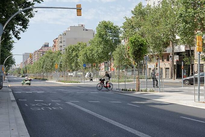 Millores a l'Avinguda Meridiana