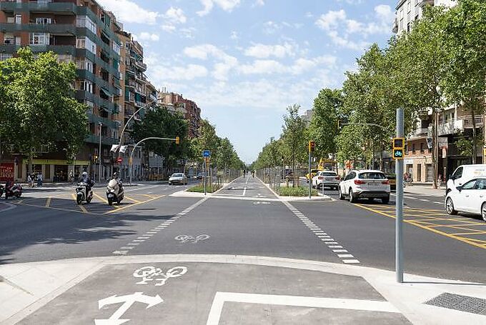 Mejoras en la Avenida Meridiana